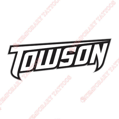 Towson Tigers Customize Temporary Tattoos Stickers NO.6581